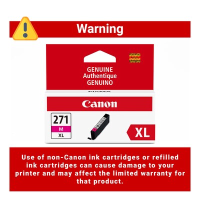 Canon 271XL Magenta High Yield Ink Cartridge (0338C001)
