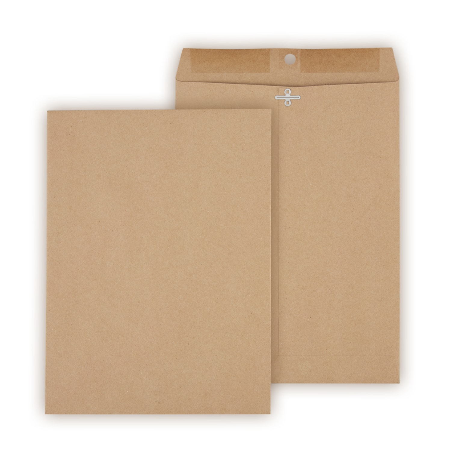 Staples Clasp & Moistenable Glue #10 Catalog Envelope, 9 x 12, Natural Brown, 100/Box (ST19964-CC)