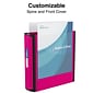 Staples® Better 3" 3 Ring View Binder with D-Rings, Pink (22724)