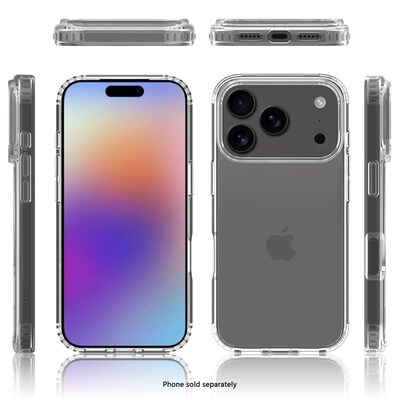 SaharaCase Venture Series Phone Case for iPhone 17 Pro, Shock Absorbing, Clear (CP00977)