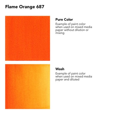 Daler-Rowney FW Acrylic Ink, Flame Orange, 29.5ml, 3/Bundle (DRW160029687-3)
