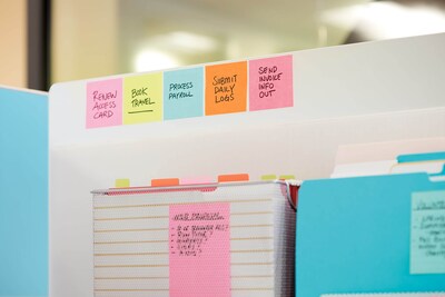 Post-it Super Sticky Pop-Up Notes Dispenser for 3" x 3" Notes, Black, 12 Pads/Pack (DS330-SSVA)