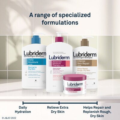 Lubriderm Advanced Therapy Lotion, Fragrance-Free, 16 fl. oz. (764698)