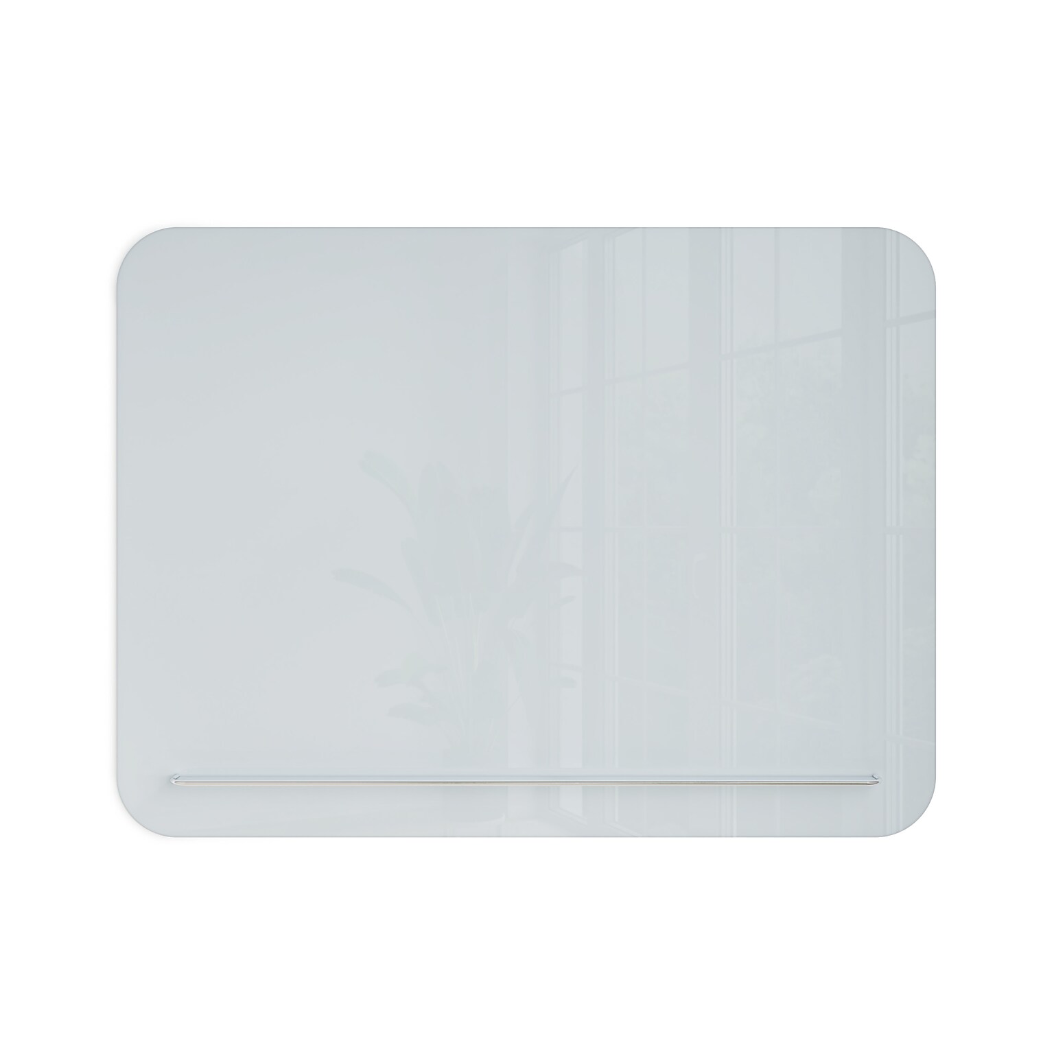 U Brands Magnetic Glass Dry-Erase Board, 47 X 35 (4849U00-01)