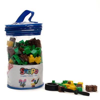Snapo Building Blocks Mine World Creator Kit, 200 Pieces/Set (SNP16200M)