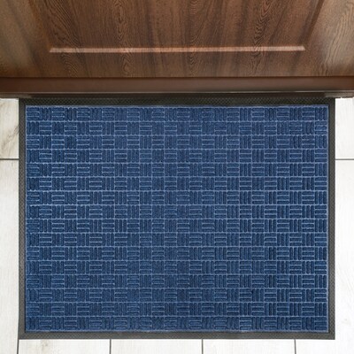 Floortex Doortex Ribmat Indoor / Outdoor Entrance Mat, 60 x 36, Blue (NREMFLLV0108)