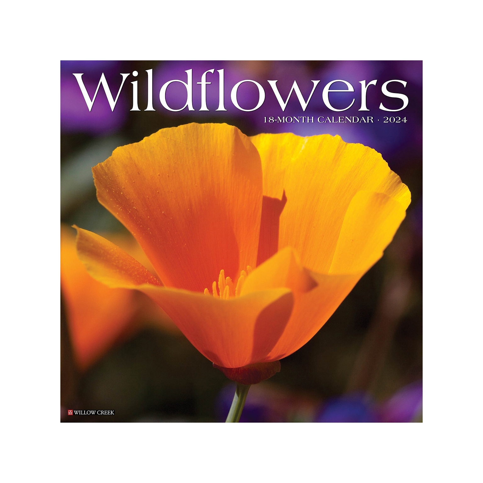 2024 Willow Creek Wildflowers 12 x 12 Monthly Wall Calendar (35986)