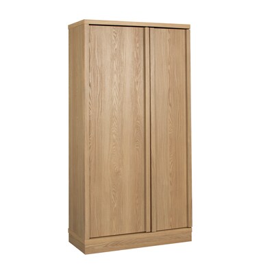 Sauder Merton Hall 71H Storage Cabinet with 6 Shelves, Harmony Ash (443673)