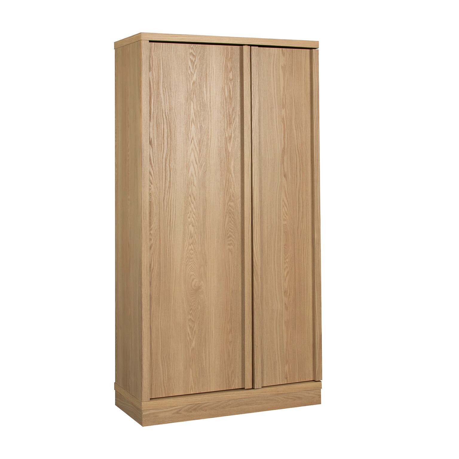 Sauder Merton Hall 71H Storage Cabinet with 6 Shelves, Harmony Ash (443673)