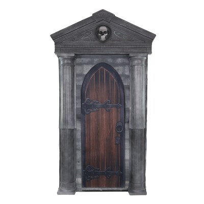 Haunted Hill Farm 6.7 ft. Motion-Activated Mausoleum Halloween Animatronic by Tekky (HHMAUSOLEUM-1FL