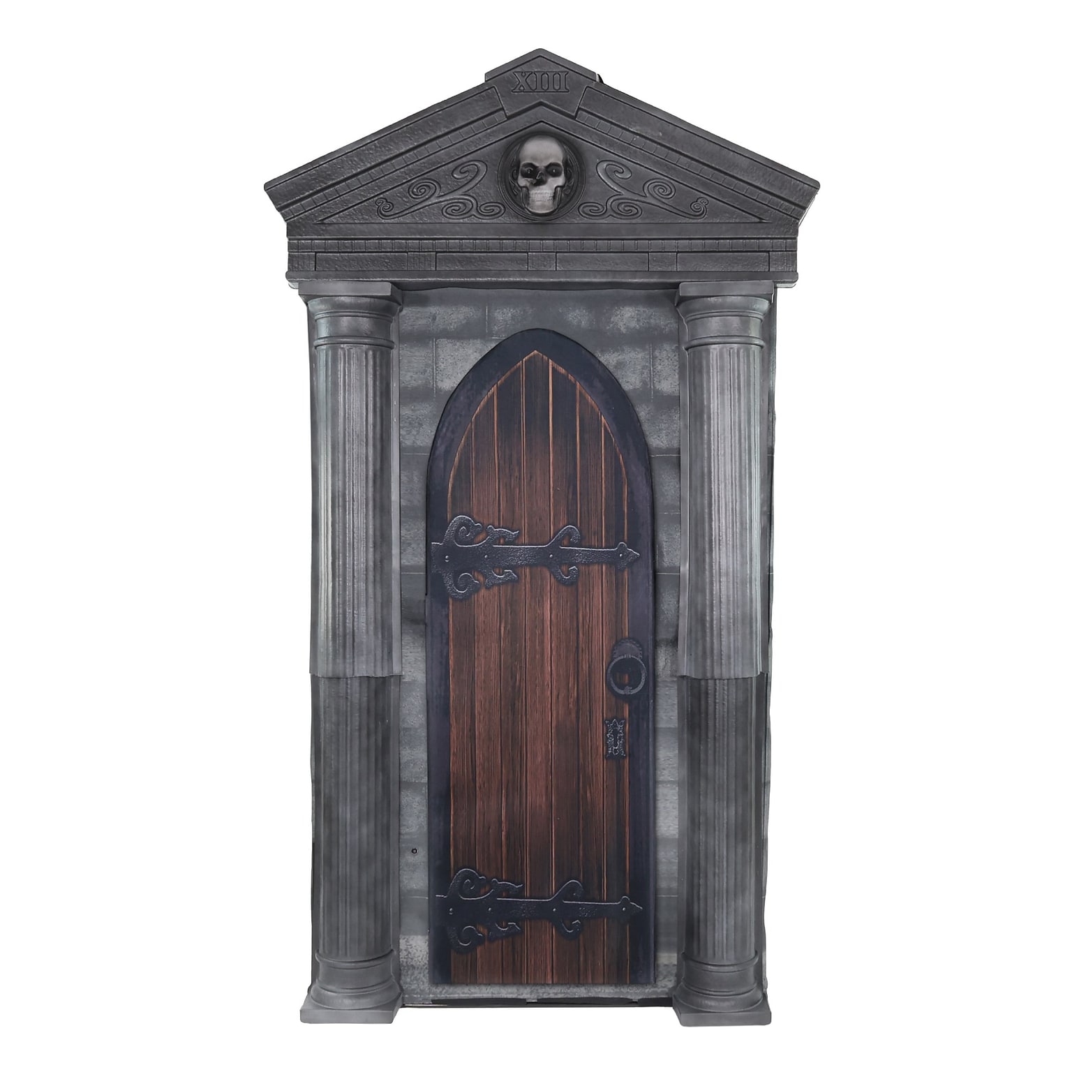 Haunted Hill Farm 6.7 ft. Motion-Activated Mausoleum Halloween Animatronic by Tekky (HHMAUSOLEUM-1FLSA)