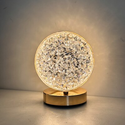 Tech Mod LED Circle Crystal Lamp