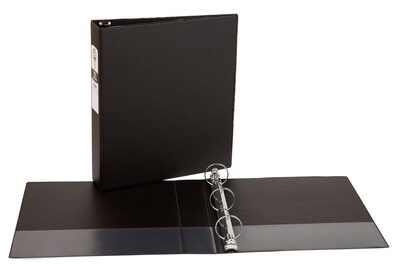 Avery 2" 3-Ring Non-View Binders, Black (03501)