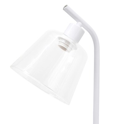 Simple Designs Sleek Essentials LED Desk Lamp, 15.75", White (LD1080-WHT)