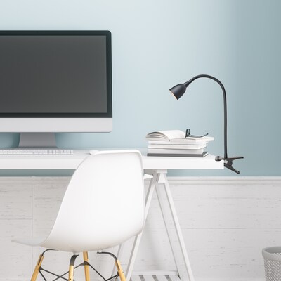 Newhouse Lighting Olivia LED Desk Lamp, 22"H, Black (NHCLP-OL-BK)