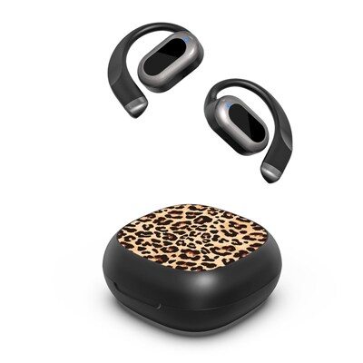 MyBat Design Lab Open Ear Bluetooth Earbuds - Black And Leopard Print (BTC003001)