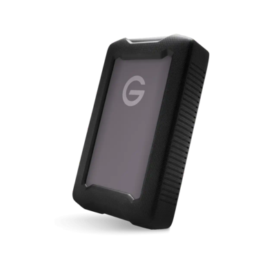 Western Digital G-DRIVE ArmorATD 4TB External USB 3.2 Gen 1 Portable Hard Drive, Black (SDPH81G-004T-GBA1D)