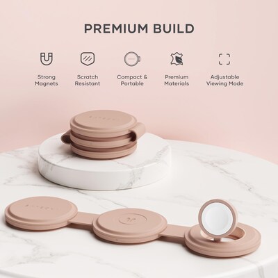 Satechi OntheGo 3-in-1 Wireless Charger, Desert Rose (ST-QTG31R)