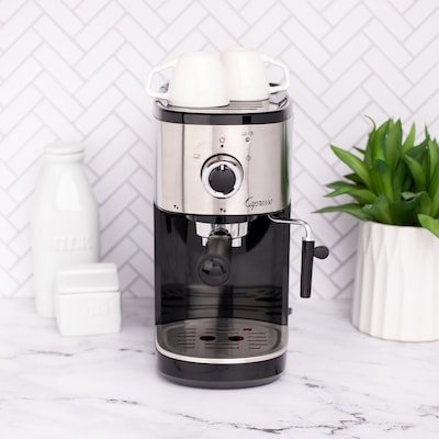 Capresso 2-Cups Pump/Automatic Espresso Machine, Silver (120.05)