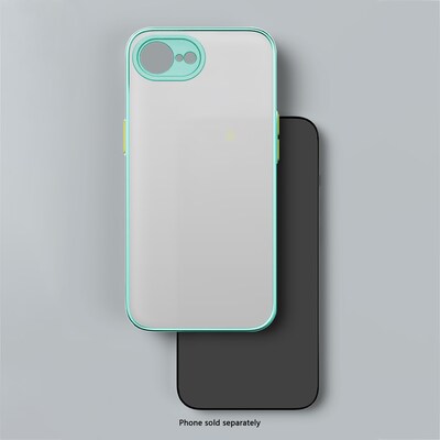 SaharaCase Venture Series Phone Case for iPhone 16e, Shock Absorbing, Aqua Green (CP00808)
