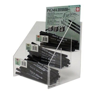 Sakura Pigma Professional Brush Pen, Black, 72/Pack (SAK50029)