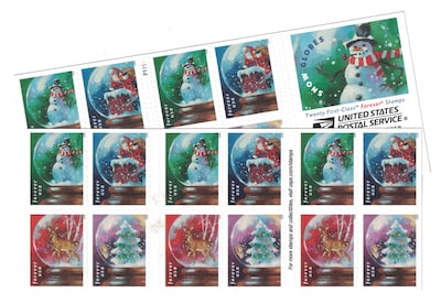 USPS Holiday Forever 20 Postage Stamps (FOREVERHOLID20)