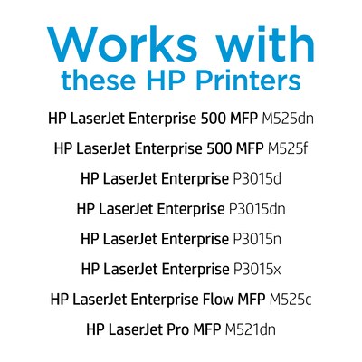 HP 55A Black Standard Yield Toner Cartridge (CE255A)