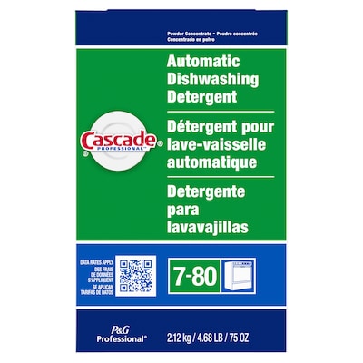 Cascade Professional Powder Dishwasher Detergent, Fresh Scent, 75 oz. (59535)