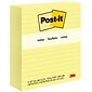 Post-it Notes, 3" x 5", Canary Collection, Lined, 100 Sheet/Pad, 12 Pads/Pack (635YW)