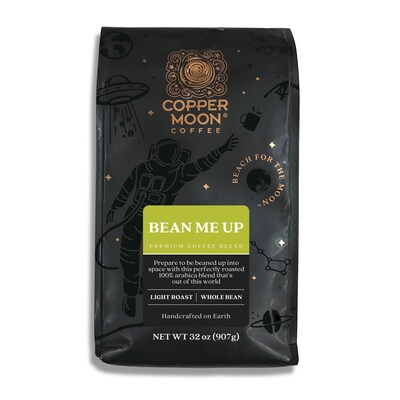 Copper Moon Bean Me Up Arabica Beans Coffee, Light Roast, 32 oz. (260122 - BAG)