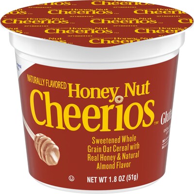 Cheerios Whole Grain Honey Nut Oat Cereal, 1.8 oz., 6/Box (GEM13898)