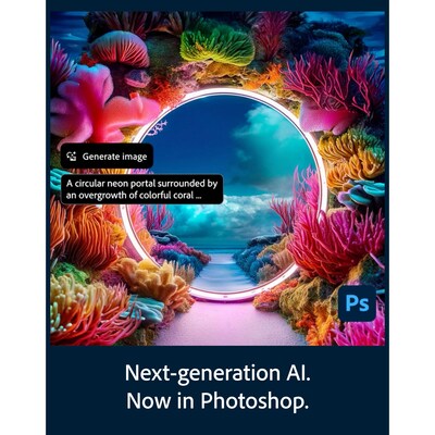 Adobe Creative Cloud Photography Plan for 1 User, Windows/macOS, Download