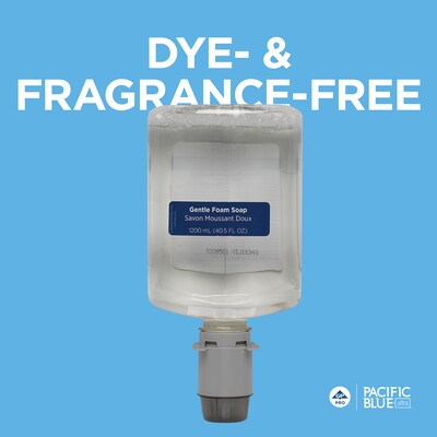Pacific Blue Ultra Foaming Soap Refills, 40.5 Oz., 4/Carton (43714)