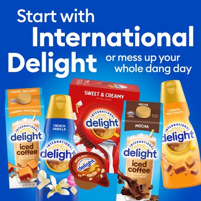 International Delight Hazelnut Liquid Creamer, 0.44 oz., 48/Box (WWI02283)