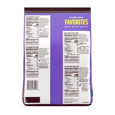 Hersheys Sweets & Chocolate Candy Variety Party Pack, 30.54 oz. (HEC93942)
