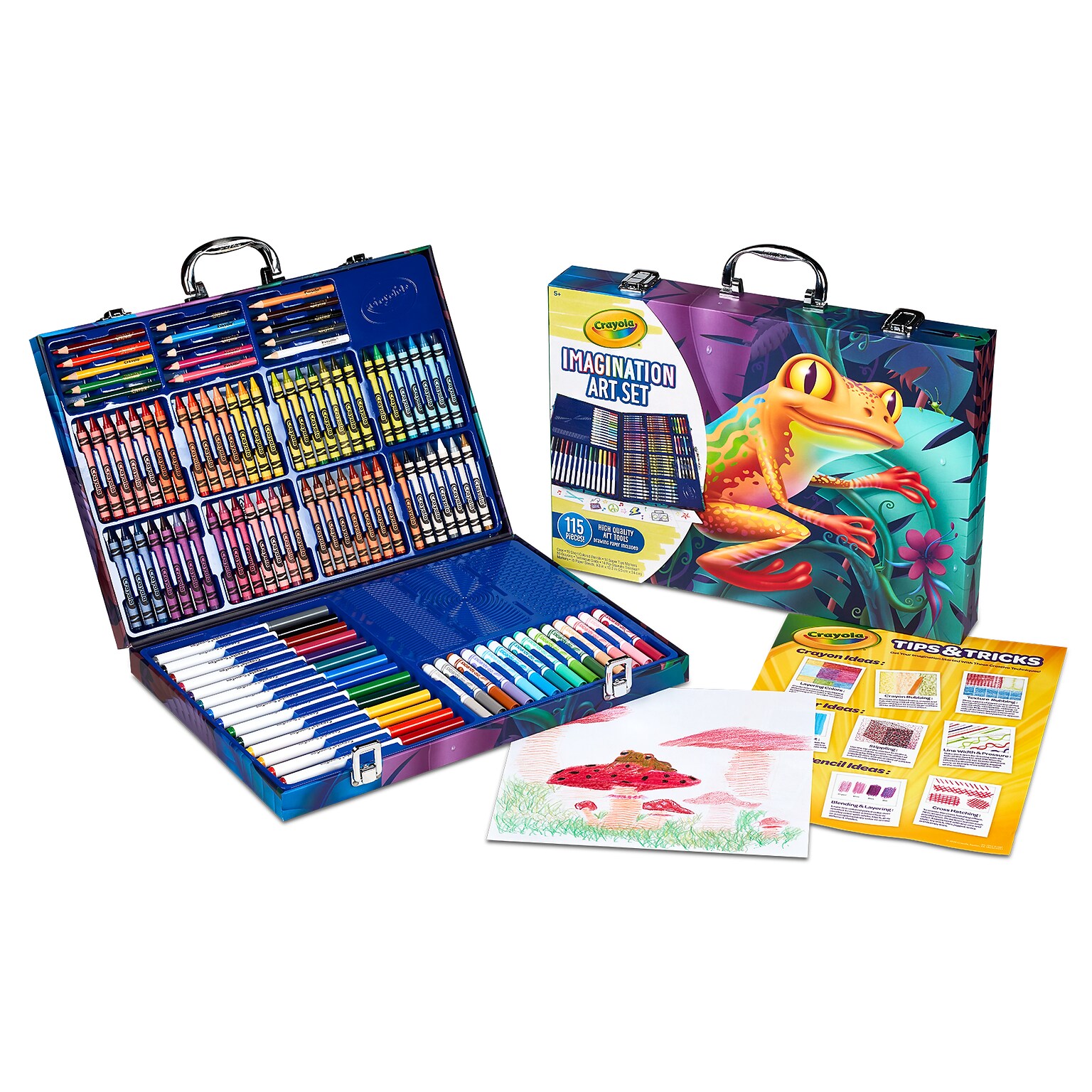 Crayola Imagination Art Case, 115 Pieces/Set (BIN041053)