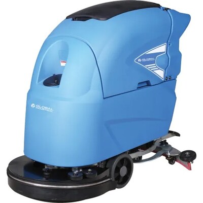 Global Industrial Auto Walk-Behind Floor Scrubber, 20 Cleaning Path (641264)