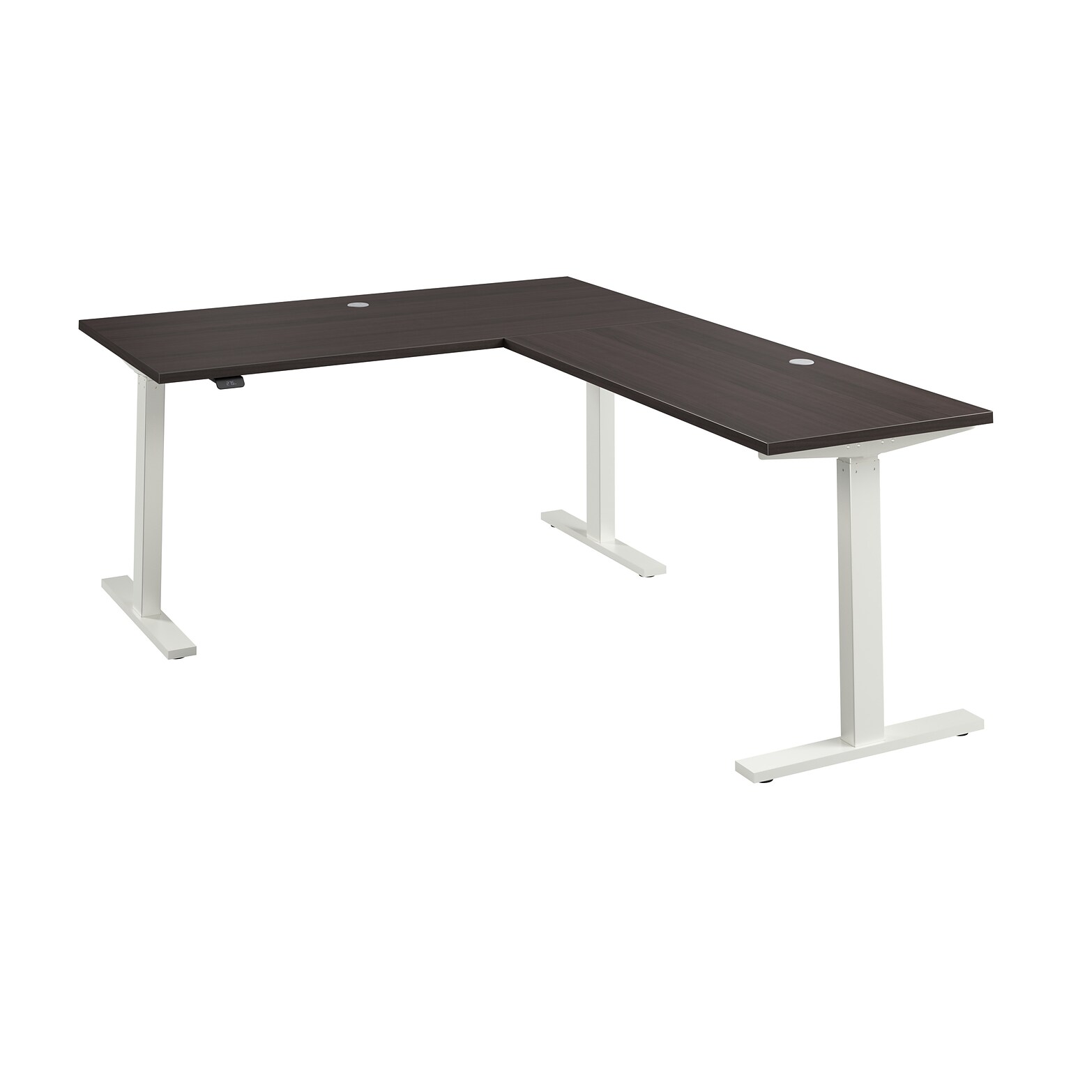 Bush Business Furniture Move 60 Series 60W L Shaped Adjustable Standing Desk, Storm Gray (M6SL6078SGWK)