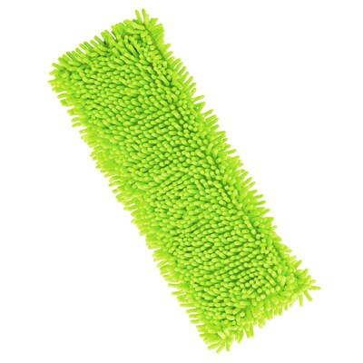 Libman QuickGlide Microfiber 15.5 Dust Mop Pad, Green, 6/Carton (196)