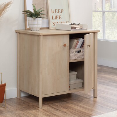Sauder Whitaker Point 30"H Storage Cabinet with 2 Shelves, Natural Maple (429373)
