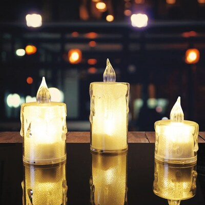 CYBER WEEK GIFT:  6 Pk Decorative LED Flameless Candle Set