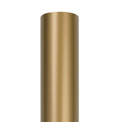JAM Paper Short Mini Roll Wrapping Paper, 26.3 sq. ft., Gold, 2/Pack(277013528263a)