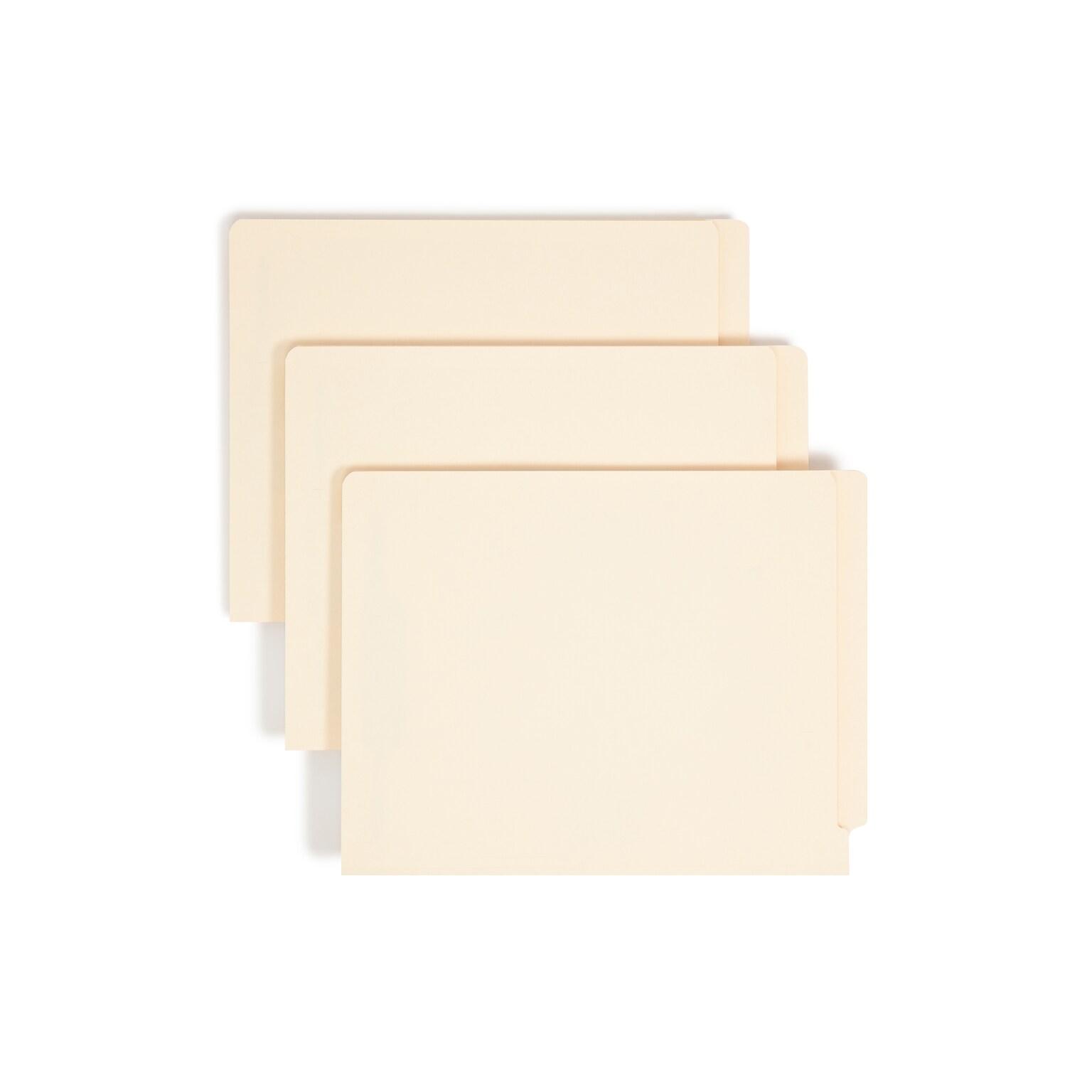 Smead Shelf-Master End Tab File Folder, Straight Cut, Letter Size, Assorted, 250/Box (34125)