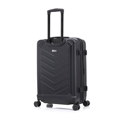 US Army FOX PRO 24" Hardside Suitcase, 4-Wheeled Spinner, TSA Checkpoint Friendly, Black (USLFPRO00M-BLK)