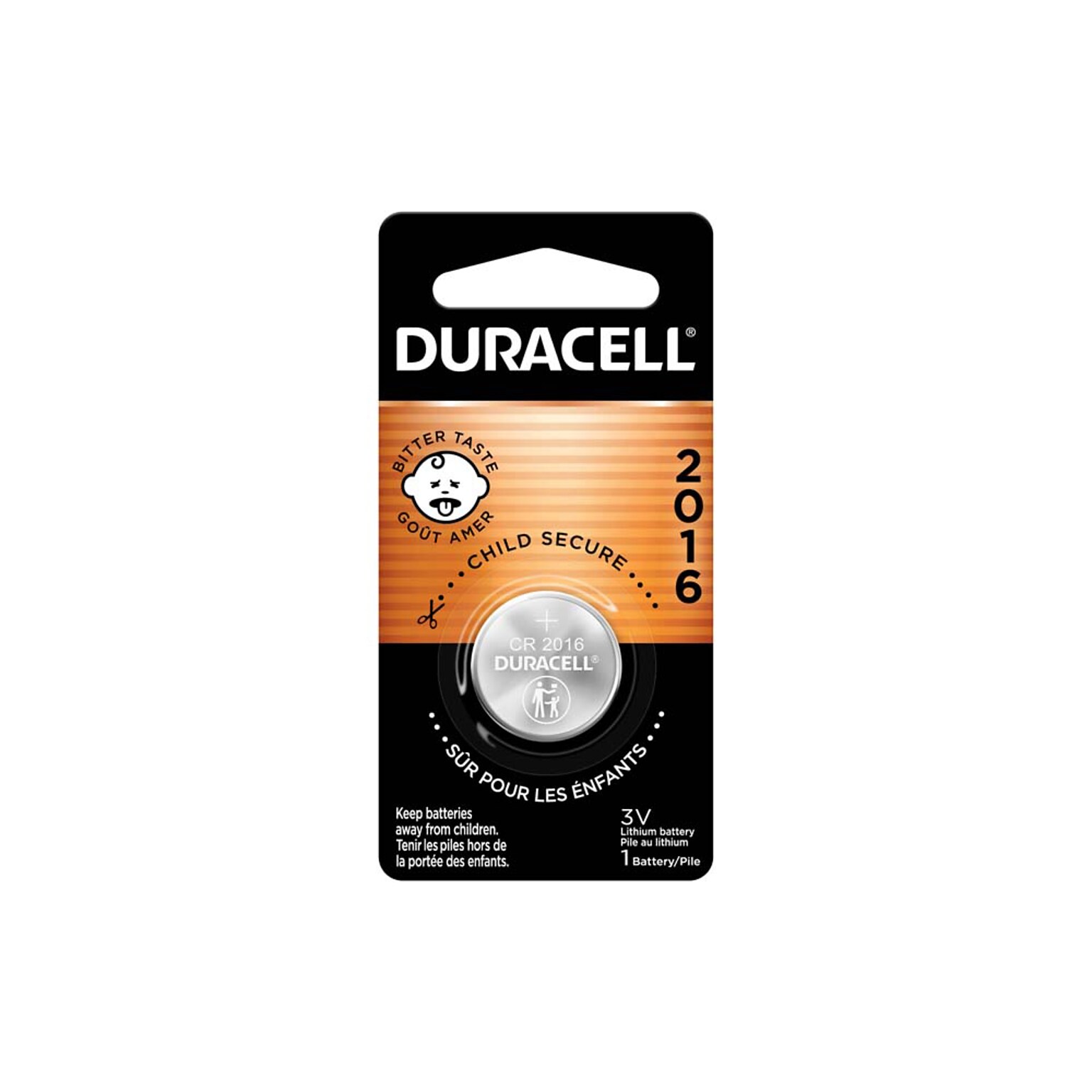 Duracell 2016 Lithium Battery (DL2016BPK)