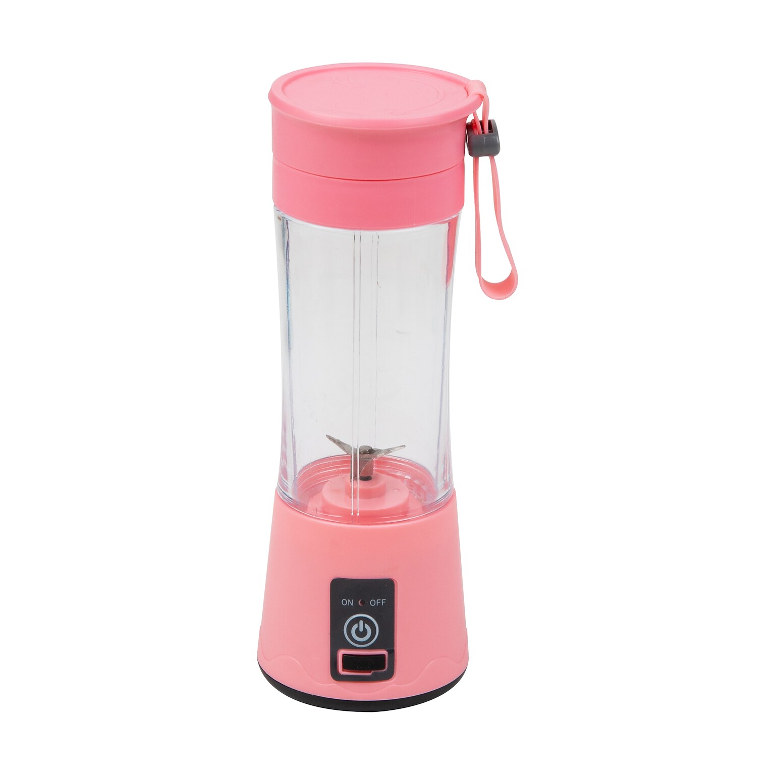 Mind Reader 12.8 Oz. Handheld Rechargeable Portable Blender, Pink (PORBLEND-PNK)