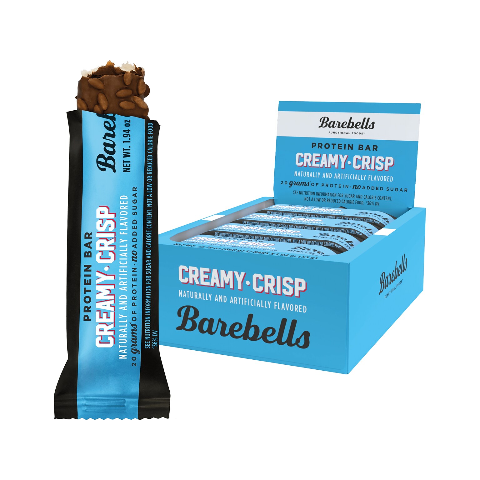 Barebells Creamy Crisp Protein Bar, 1.94 oz., 12 Bars/Box (B1052-USA)