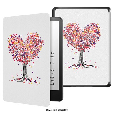 SaharaCase Venture TPU 7 Folio Case & Screen Protector for Kindle Paperwhite & Colorsoft, White (TB00443-ZD-T69)