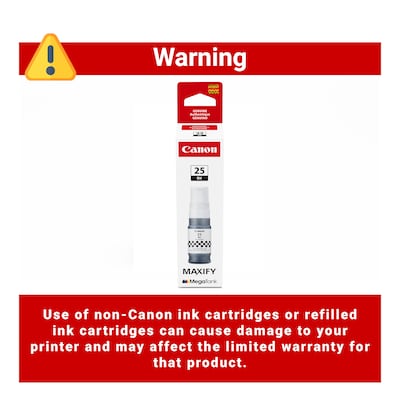 Canon GI-25 Black High Yield Ink Cartridge Refill (6280C001)