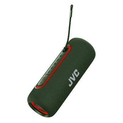 JVC True Wireless Portable Bluetooth Speaker, Water Resistant, Green (SP-PA5BT)